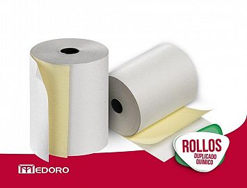 SP ROLLO PAPEL P/MAQ 57 MM X 20 MTS X 10 QUIMICO MEDORO-MS5720