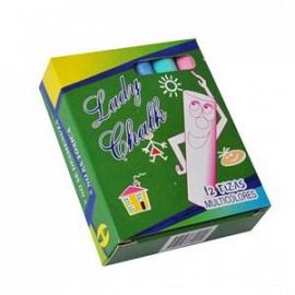 TIZA LADY CHALK COLOR SURT X 12 UN