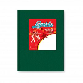 CUADERNO T/C 50 HS LAPRIDA ARAÑA VERDE RAYADO 613008