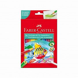 LAPICES DE COLORES FABER CASTELL ECO ACUARELABLES X 36 310336