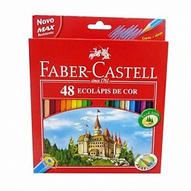 LAPICES DE COLORES FABER CASTELL ECO X 48 212148