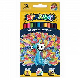 LAPICES DE COLORES SPLASH X 12 LARGOS-514412