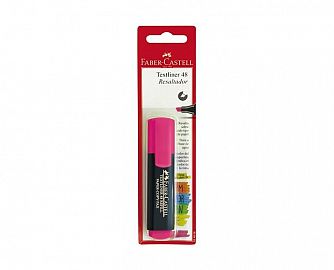 RESALTADOR FABER CASTELL T 46/48 ROSA 154828