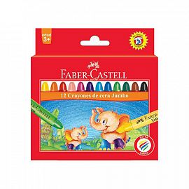 CRAYONES FABER CASTELL X 12 JUMBO 223012