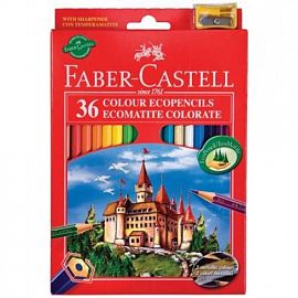 LAPICES DE COLORES FABER CASTELL ECO X 36 L 212036