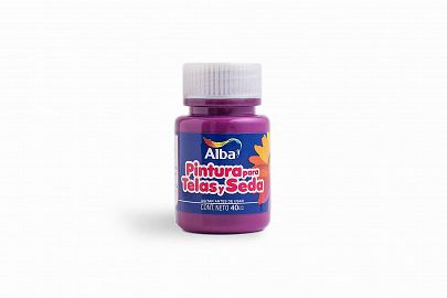 PINTURA P/TELA Y SEDA ALBA 40 ML VIOLETA 591