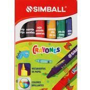 CRAYONES MICRO SIMBALL X 6