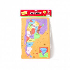 GOMA EVA APLICACIONES MAPA PUZZLE 33 X 22 POLITICO 250900