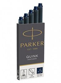 CARTUCHOS PARKER X 5 UN AZUL/NEGRO 1950385