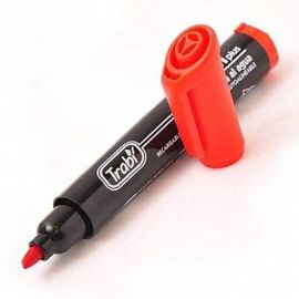 MARCADOR TRABI AL AGUA 421 ROJO PTA. CHANF..- TR1423