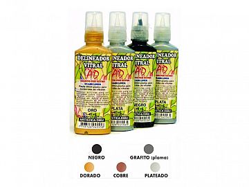 DELINEADOR VITRAL GRAFITO X 40 ML ART.DIBU 9030