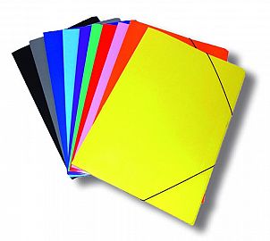 CARPETA 3 SOLAPAS C/ELASTICO OFICIO CELESTE PLASTIFICADA