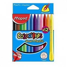 PLASTIPINTURITAS MAPED COLOR PEPS X 12 862011