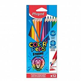 LAPICES DE COLORES MAPED COLOR PEPS STRONG  X 12 862712