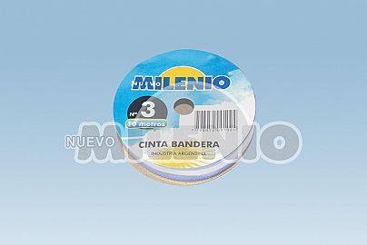 CINTA ARGENTINA Nº 3- 16 MM ANCHO 10 MTS