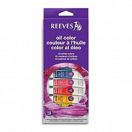 OLEOS X 12 COLORES POMO 10 ML- REEVES-R8593300/4300/0007740