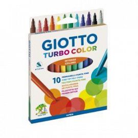 MARCADORES GIOTTO X 10 COL TURBO COLOR 040100ES/411000ES