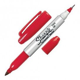 MARCADOR SHARPIE 2 PTAS ROJO 1805636