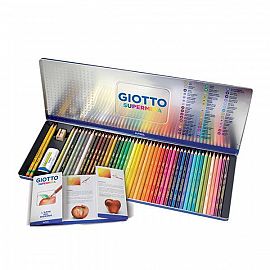 LAPICES DE COLORES GIOTTO SUPERMINA LATA 50 ELEMENTOS 237500OT