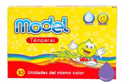 TEMPERA MODEL POMO 8 CC X 10 UN VIOLETA 826051