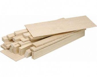 MADERA BALSA VARILLAS 2 X 8 MM X 20 UN