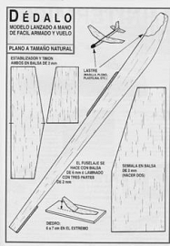 MADERA BALSA AVION P/ARMAR DEDALO