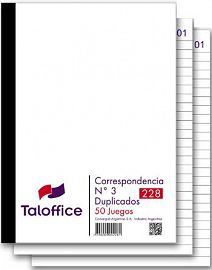 CUADERNO CORRESPONDENCIA Nº 3 DUPLICADO (T.O.)