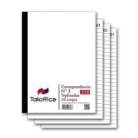 CUADERNO CORRESPONDENCIA Nº 3 TRIPLICADO (T.O.)