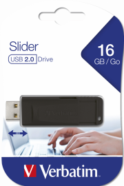 COMPUTACION PENDRIVE VERBATIN SLIDER 16 GB USB VER98696