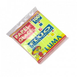 PAPEL GLASE FLUO TACO X 100 HS LUMA