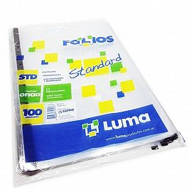 FOLIOS OFICIO LUMA STANDARD PLASTICO X 100 UN (3003)