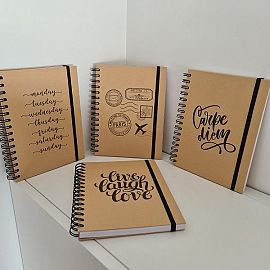 CUADERNO 16 X 21 C/ESPIRAL 80 HS BULLET JOURNAL 106 G (2032)