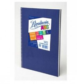 CUADERNO 21 X 27 RIVADAVIA ABC AZUL ARAÑA 60 HS CUADRICULADO C/ESP T/D 359403