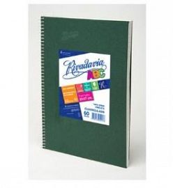 CUADERNO 21 X 27 RIVADAVIA ABC VERDE ARAÑA 60 HS CUADRICULADO C/ESP T/D 359423