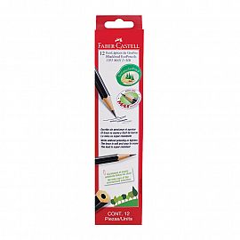 LAPIZ GRAFITO FABER CASTELL ECO X 12 UN (1205) 511271