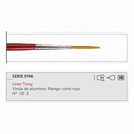 PINCEL HOBBY SERIE 9746 Nº 00 LINER C/U