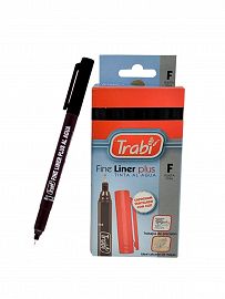 MARCADOR TRABI FINE LINER NEGRO AL AGUA 0.3 MM-TR9536