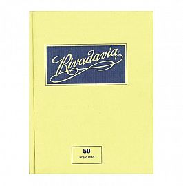 CUADERNO T/D 50 HS RIVADAVIA LISO 354130