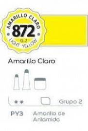 ACRILICO ALBA 872 AMARILLO CLARO 18 ML GRUPO 2