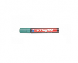 MARCADOR EDDING 320 INDELEBLE VERDE C/MET PTA CHANF RECARG.-004