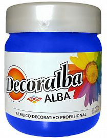 ACRILICO ALBA DECORALBA 200 ML AZUL ULTRAMAR 445