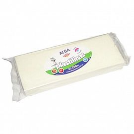 PLASTILINA ALBA BARRA 250 GRS BLANCO