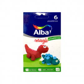 PLASTILINA ALBA EN BARRITAS SURT X 6 UN