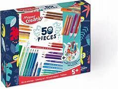 KIT PARA COLOREAR 50 PZS MAPED CREATIV -907037