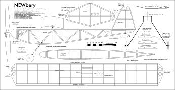 MADERA BALSA AVION P/ARMAR NEWBERY