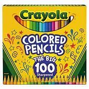 LAPICES DE COLORES CRAYOLA X 100 LARGOS-688100