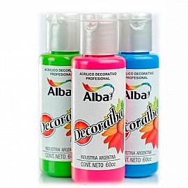 ACRILICO ALBA DECORALBA 60 ML TIERRA SOMBRA NATURAL 467