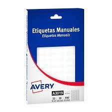 ETIQUETAS AVERY 3019- 10 X 35 MM-CAJA