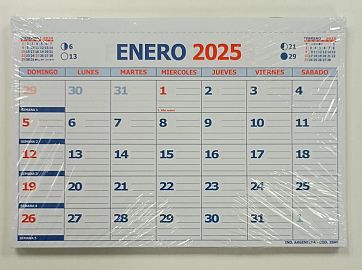 CALENDARIO MENSUAL Nº 35 X 10 (35ML)