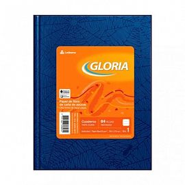 CUADERNO T/D 84 HS CUAD. GLORIA ARAÑA AZUL